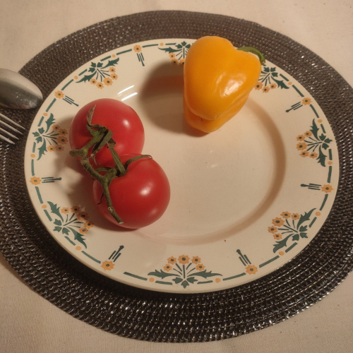 Grande Assiette de Service Terre de Fer Choisy le Roi